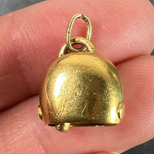 Load image into Gallery viewer, Vintage 18K Yellow Gold Cow Bell Charm Pendant
