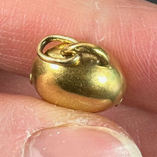 Load image into Gallery viewer, Vintage 18K Yellow Gold Cow Bell Charm Pendant

