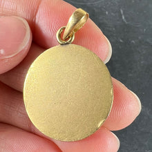 Load image into Gallery viewer, Augis French Plus Qu'Hier Ruby Diamond 18K Yellow Gold Love Charm Pendant
