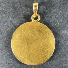 Load image into Gallery viewer, Augis French More Than Yesterday Ruby Diamond 18K Yellow Gold Love Charm Pendant
