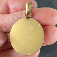 Load image into Gallery viewer, Augis French Plus Hier Ruby Diamond 18K Yellow Gold Love Charm Pendant
