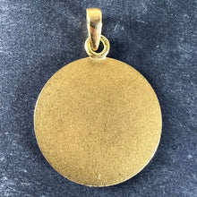 Load image into Gallery viewer, Augis French More Than Yesterday Ruby Diamond 18K Yellow Gold Love Charm Pendant
