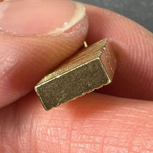 Load image into Gallery viewer, Vintage Deco Folding Fob Seal Initials AM 18K Yellow Gold Charm Pendant
