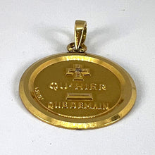 Load image into Gallery viewer, Augis French More Than Yesterday Diamond 18K Yellow Gold Love Charm Medal Pendant
