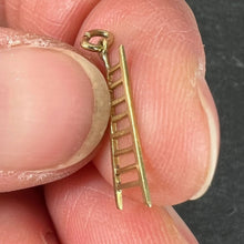 Load image into Gallery viewer, Vintage Small 18K Yellow Gold Climb The Ladder Charm Pendant
