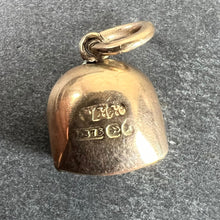 Load image into Gallery viewer, Antique 9K Rose Gold Cow Bell Charm Pendant

