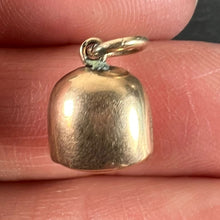 Load image into Gallery viewer, Antique 9K Rose Gold Cow Bell Charm Pendant
