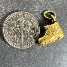 Load image into Gallery viewer, Lucky Old Boot 18K Yellow Gold Good Luck Charm Pendant
