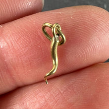 Load image into Gallery viewer, 18K Yellow Gold Small Lucky Horn Cornicello Charm Pendant
