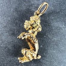 Load image into Gallery viewer, 18K Yellow Gold Poodle Dog Charm Pendant
