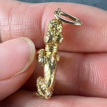 Load image into Gallery viewer, 18K Yellow Gold Poodle Dog Charm Pendant
