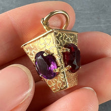 Load image into Gallery viewer, Italian Lantern 18 Karat Yellow Gold Paste Charm Pendant
