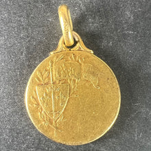Load image into Gallery viewer, French Dropsy ORIA Joan of Arc Rolled 18K Yellow Gold Charm Pendant
