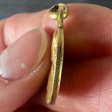 Load image into Gallery viewer, French Dropsy ORIA Joan of Arc Rolled 18K Yellow Gold Charm Pendant
