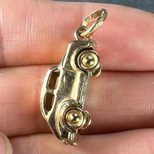 Load image into Gallery viewer, Italian 18K Yellow Gold Mechanical Saloon Car Charm Pendant

