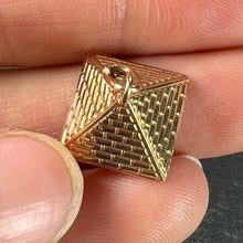 Load image into Gallery viewer, Egyptian Pyramid 18K Rose Gold Charm Pendant
