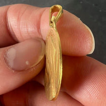 Load image into Gallery viewer, French Dropsy Virgin Mary 18K Yellow Gold Religious Medal Pendant
