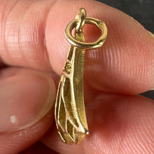 Load image into Gallery viewer, Vintage Egyptian Lotus Flower Symbol of Rebirth 18K Yellow Gold Charm Pendant
