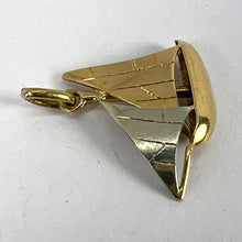 Load image into Gallery viewer, Vintage French 18K Yellow White Gold Sailing Yacht Boat Charm Pendant
