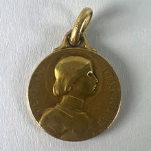 Load image into Gallery viewer, French Dropsy ORIA Joan of Arc Rolled 18K Yellow Gold Charm Pendant
