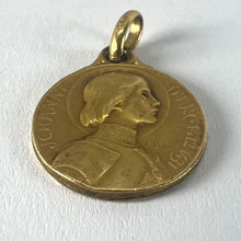 Load image into Gallery viewer, French Dropsy ORIA Joan of Arc Rolled 18K Yellow Gold Charm Pendant
