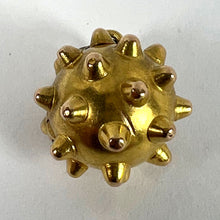 Load image into Gallery viewer, Vintage Deco Sputnik Locket 18K Yellow Gold Charm Pendant
