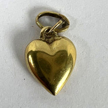 Load image into Gallery viewer, Vintage Small 18K Yellow Gold Puffy Heart Charm Pendant
