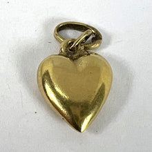 Load image into Gallery viewer, Vintage Small 18K Yellow Gold Puffy Heart Charm Pendant
