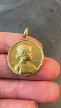 Load and play video in Gallery viewer, French Guilbert Saint John the Baptist Jean 18K Yellow Gold Charm Pendant
