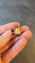Load and play video in Gallery viewer, 18K Yellow Gold Watering Can Charm Pendant
