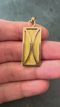 Load and play video in Gallery viewer, French 18K Yellow Gold Zodiac Pisces Symbol Charm Pendant

