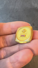 Load and play video in Gallery viewer, Augis French Plus Qu’Hier Ruby Diamond 18K Yellow Gold Love Charm Pendant
