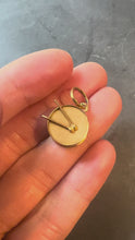 Load and play video in Gallery viewer, Drum 18K Yellow Gold Charm Pendant
