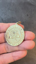 Load and play video in Gallery viewer, Merrin Today Tomorrow Always Diamond Rose 14K Yellow Gold Love Pendant
