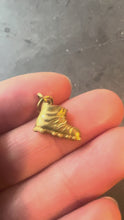 Load and play video in Gallery viewer, Lucky Old Boot 18K Yellow Gold Good Luck Charm Pendant
