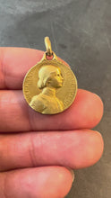 Load and play video in Gallery viewer, French Dropsy ORIA Joan of Arc Rolled 18K Yellow Gold Charm Pendant
