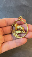 Load and play video in Gallery viewer, Rosenthal Large Zodiac Leo 18K Yellow Gold Lion Charm Pendant
