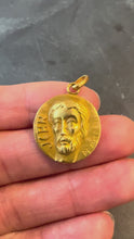 Load and play video in Gallery viewer, French Saint John the Baptist Jean 18K Yellow Gold Charm Pendant
