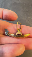 Load and play video in Gallery viewer, Gondola 18K Yellow Gold Charm Pendant
