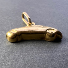 Load image into Gallery viewer, Saloon Car 18K Yellow Gold Charm Pendant
