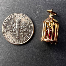 Load image into Gallery viewer, French Caged Heart 18K Yellow Gold Charm Pendant
