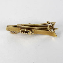 Load image into Gallery viewer, Skis 18K Yellow Gold Charm Pendant
