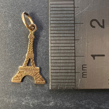 Load image into Gallery viewer, French Eiffel Tower 18K Yellow Gold Charm Pendant
