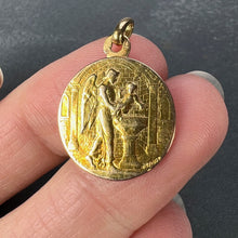 Load image into Gallery viewer, French Baptism 18K Yellow Gold Charm Pendant
