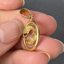 Load image into Gallery viewer, French Pisces Zodiac 18K Yellow Gold Charm Pendant

