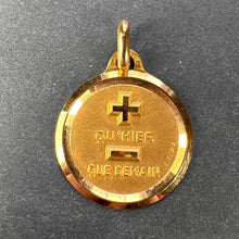 Load image into Gallery viewer, Augis French Plus Hier 18K Yellow Gold Love Charm Pendant
