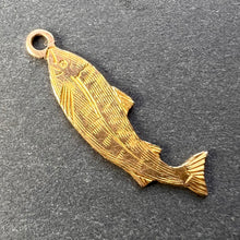 Load image into Gallery viewer, Salmon 9K Yellow Gold Charm Pendant
