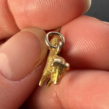 Load image into Gallery viewer, RESERVED Terrier Dog 14K Yellow Gold Charm Pendant
