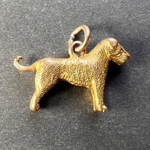 RESERVED Terrier Dog 14K Yellow Gold Charm Pendant