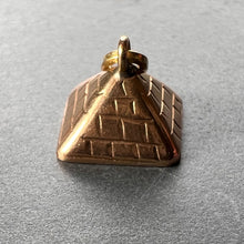 Load image into Gallery viewer, Egyptian Pyramid 14K Rose Gold Charm Pendant
